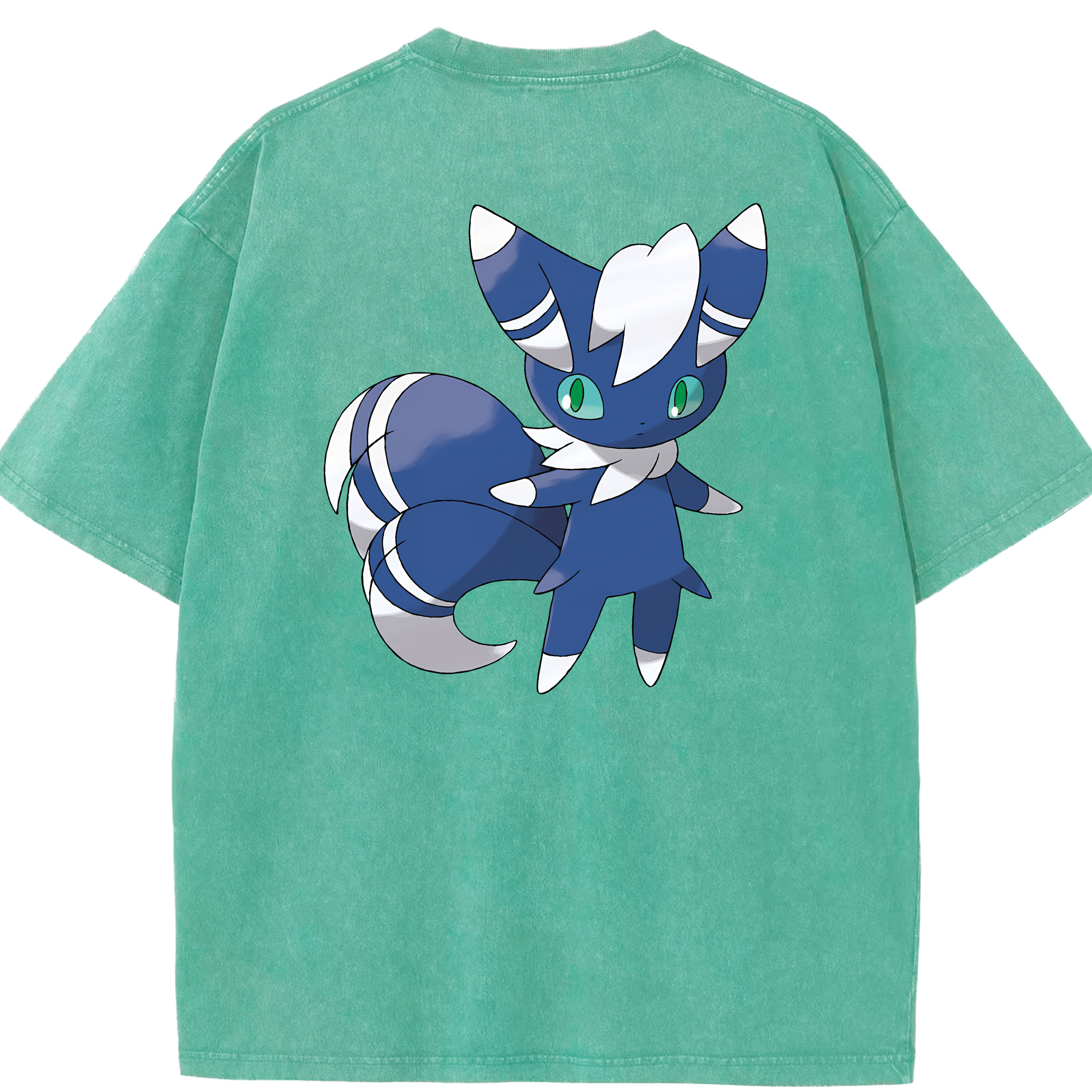 （画像用） ポケットモンスター Pokémon 綿100% ヴィンテージ風 半袖Tシャツ（背面プリント）